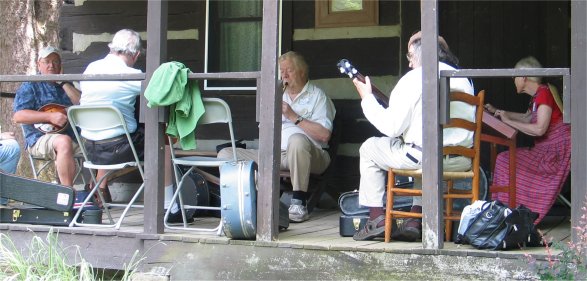 Musicians jamming