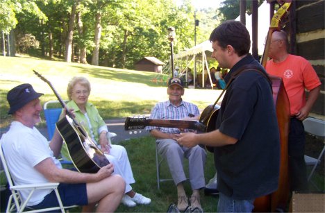 Musicians jamming