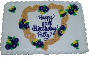 Patty's birthday cake